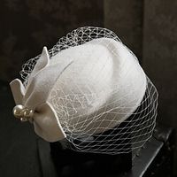 Kate Middleton Retro Vintage 1950s Fascinator Hat Women's Costume Vintage Cosplay Party / Evening Hat Masquerade miniinthebox - thumbnail