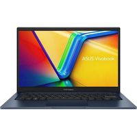 Asus Vivobook 14 Laptop, 13th Gen, Intel Core i7-1355U, 14inch FHD, 512GB SSD, 16GB RAM, Shared Intel Iris Xe Graphics, Windows 11, English & Arabic Keyboard, Blue - X1404VA-EB107W