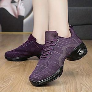 Women's Arch Support Dance Shoes Lace Up Air Cushion Mesh Sneakers with Soft Sole Comfort for Maximum Comfort and Style miniinthebox
