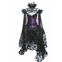 Women's Not Specified Corset Dresses - Fashion, Buckle Purple Fuchsia S M L Lightinthebox - thumbnail
