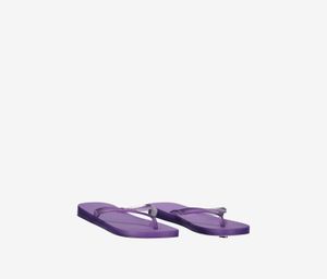 Kids Girl Classic Tan Fem Slipper  Purple
