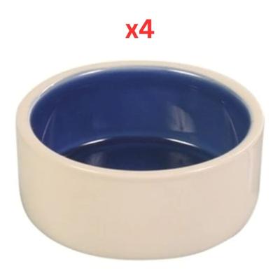 Trixie Ceramic Bowl For Small Pets - 12cm (Pack Of 4)