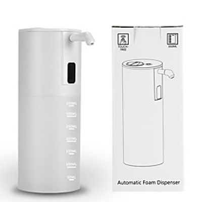Soap Dispenser Automatic Induction Hand Sanitizer Bottle for Bathroom Plastics Foam Dispenser 200 ml White 1pc Lightinthebox