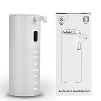 Soap Dispenser Automatic Induction Hand Sanitizer Bottle for Bathroom Plastics Foam Dispenser 200 ml White 1pc Lightinthebox - thumbnail