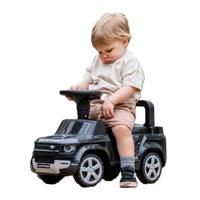 Megastar Ride On Push Car Licensed Land Rover Defender, Anti-Skid Wheel - Black