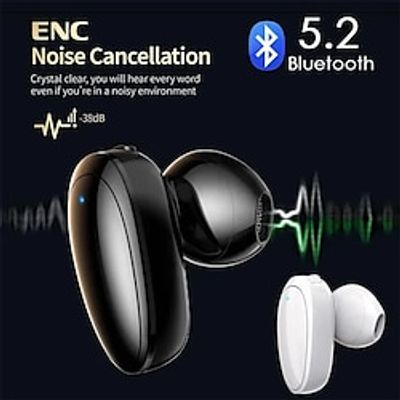 TWS Wireless Headphone Mini Single Sports Bluetooth 5.2 Earphone Wireless Gaming Earbuds Stereo ENC Noise Cancellation With Mic Lightinthebox