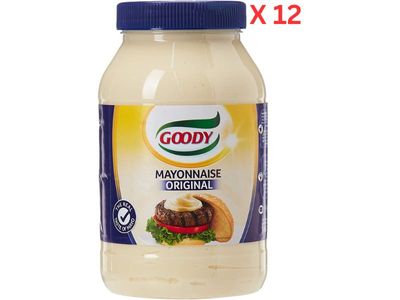 Goody Mayonnaise Original Jar 946ml Carton of 12 Packs