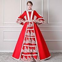 The Marvelous Mrs. Maisel Rococo Medieval Dress Party Costume Masquerade Women's Costume Vintage Cosplay Party Masquerade Halloween miniinthebox - thumbnail