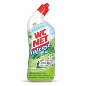 WC Net Toilet Cleaner Liquid Intense Gel Lime Fresh 750 Gm