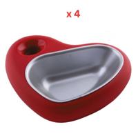 Georplast Mon Amour Pet Bowl Small (Pack of 4)