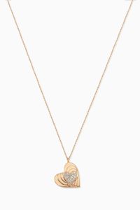 Mars Heart Diamond Necklace in 14kt Rose Gold