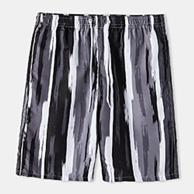 Women's Men's Shorts Boho Outdoor Loose Casual Chinos Shorts Bermuda shorts Pants Graphic Prints Short Print BlackGrey  Summer  Elasticity Lightinthebox