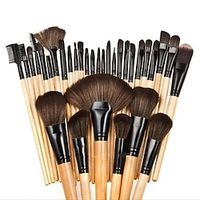32 Pcs Multifunctional Makeup Brushes Set Fashion Professional Beauty Tool Suitable For Blush, Loose Powder, Foundation, Eye Shadow, Concealer, Eyebrow, Nose Shadow, Highlighter Lightinthebox - thumbnail