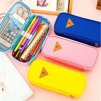 Canvas Pen Pencil Case School Bag