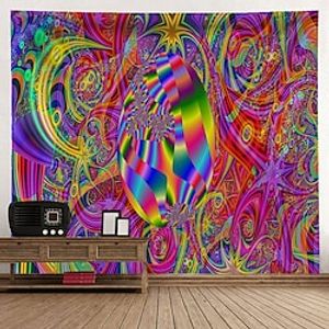 Psychedelic Wall Tapestry Art Decor Blanket Curtain Hanging Home Bedroom Living Room Decoration Polyester Lightinthebox