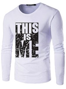 Men Round Neck T-Shirt In This Is Me Print