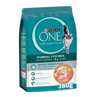 Purina One Hairball Control Cat Dry Food Chicken 380g