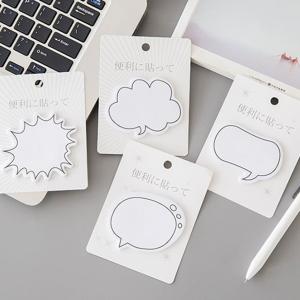 (1pcs) Creative and simple Japanese dialog box series of sticky notes