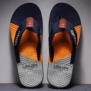 Men's Color Block Flip Flops Quick-Drying Slides Summer Beach Flip Flops Men Fashion Breathable Casual Beach Men Slippers Summer Outdoor Lightinthebox