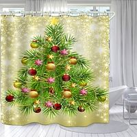 Bathroom Shower Curtains  Hooks Contemporary Polyester Creative Lightinthebox - thumbnail