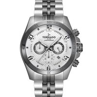 Tornado Men's Chronograph White Dial Watch - T3149B-YBYW - thumbnail