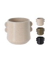 Koopman Flowerpot Porcelain With Ears Assorted 1 Piece