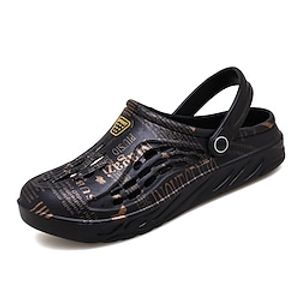Men's Sandals Slippers Casual Beach Daily EVA(ethylene-vinyl acetate copolymer) Breathable Black  Gold Black and White White Summer Spring Lightinthebox