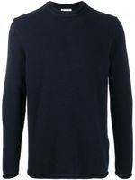 Moncler knitted crew neck jumper - Blue - thumbnail