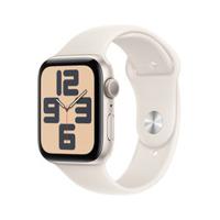 Apple Watch SE GPS 44mm Starlight Aluminium Case with Starlight Sport Band - S/M - thumbnail