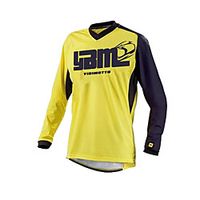 CAWANFLY Men's Long Sleeve Cycling Jersey Summer Yellow Bike Top Mountain Bike MTB Road Bike Cycling Quick Dry Sports Clothing Apparel  Micro-elastic Lightinthebox - thumbnail