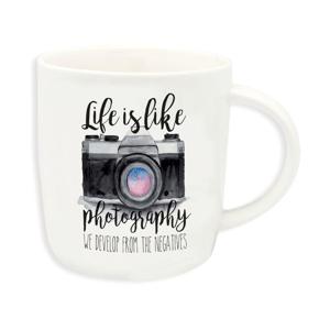 Legami Buongiorno Mug Aphorism Life Is Like Photo 350ml