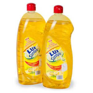 Lux Dish washing Liquid Lemon 2X1250Ml