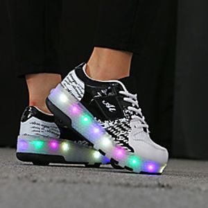 Kids Light Up Shoes Roller Skates LED Shoes With USB Chargable Led Sport Sneaker for Boys Girls Kids Birthday Thanksgiving Christmas Day Best Gift miniinthebox