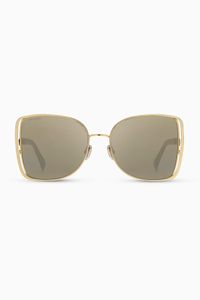 Frieda Square Sunglasses with Swarovski Crystals