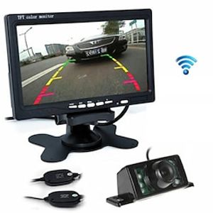ksj-701 7 inch LCD 800 x 600 CCD Wired 170 Degree Car Rear View Kit LCD Screen for Car  Bus Reversing camera Lightinthebox