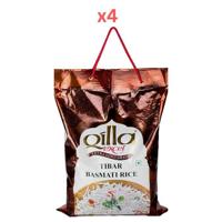Qilla Excel Tibar Basmati Rice 5Kg Pack of 4
