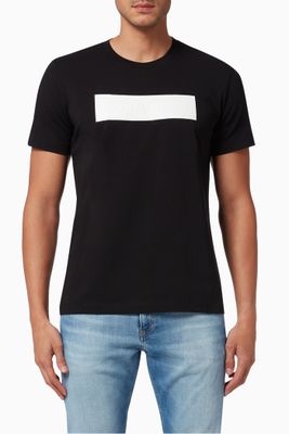 Embossed Logo T-shirt in Cotton Embossed Logo T-shirt in Cotton