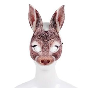 Animal Mask Festival Easter Mardi Gras Carnival Party Masquerade EVA Half Face Bunny Animal Lightinthebox