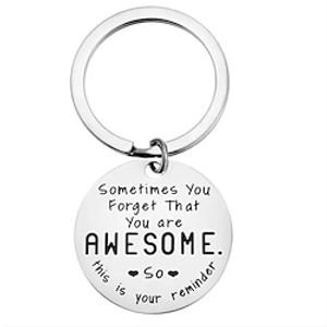 2pcs  Inspirational Keychain Gifts For Women Sometimes You Forget That You Are Awesome Best Friend Key Chains For Couples Boys Girls Lightinthebox