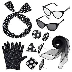 Retro Vintage 1950s Rockabilly Accesories Set clutch Audrey Hepburn Women's Halloween Party / Evening Gloves Lightinthebox