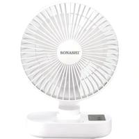 Sonashi 8inch Rechargeable Fan White - SRF-804