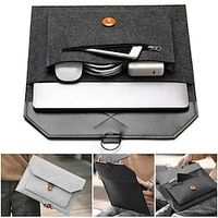 Laptop Sleeve Bag Case Cover For MacBook Mac Air Pro Pro Retina 11.6'' 12'' 13.3'' 15.4'' Lightinthebox - thumbnail