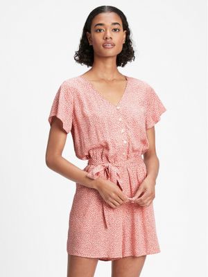Easy Button-Front Romper Easy Button-Front Romper