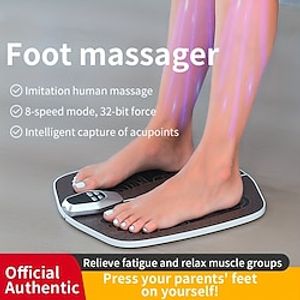 Foot Massager Foot Massage Pad Foot Pulse Electric Foot Massager Foot Spa Machine Intelligent Acupuncture Foot Massage Pad Massager Acupuncture Points Capture Muscle Relaxation Long Lasting Conti Lightinthebox