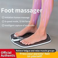 Foot Massager Foot Massage Pad Foot Pulse Electric Foot Massager Foot Spa Machine Intelligent Acupuncture Foot Massage Pad Massager Acupuncture Points Capture Muscle Relaxation Long Lasting Conti Lightinthebox - thumbnail