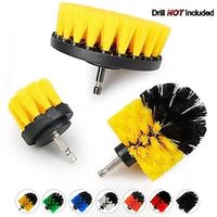 3 Piece Drill Brush Attachment Set,All Purpose Power Scrubber Cleaning Kit, Power Scrubber Brush for Bathroom Surfaces, Floor,Tub,Shower,Grout,Tile and Kitchen Surface miniinthebox - thumbnail