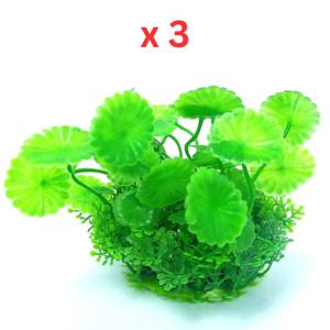 Aquarium Plastic Plant - M507 -W6XH13 Cm Pack Of 3