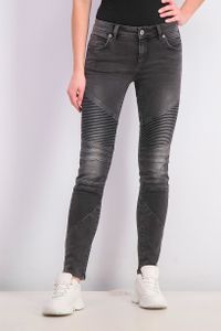 Womens Mid Rise Skinny Jeans  Black