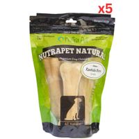 Nutrapet Natural Rawhide Bone 5 Inch For Dog (Pack Of 5)