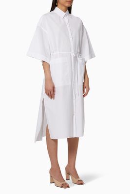 Cotton Broad Shirt Dress Cotton Broad Shirt Dress